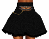 Black Lace Chain Skirt