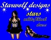 stars white/black dress