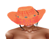 cowgril hat tangerine