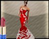 [B] Frills Red Gown PF