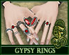 Gypsy Rings Red