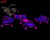 Purple/Pink Club Couch