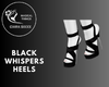 Black Whispers Heels