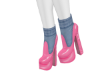 pink fit heel