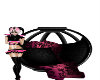 pink lace kiss chair