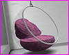 glittery glass chair