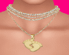 Gold Baby Feet Necklaces