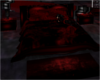 Red Couples cuddle bed