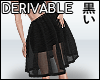 [K] 2 layers skirt
