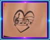 I Love Music Tattoo F