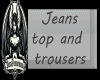 Top and Jeans blue