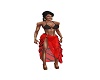 bikini tigre noir et red