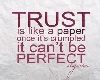 Trust is like Paper pic