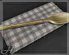 Ladle on Napkin