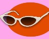Blk-Wht CatEye sunnies