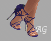 BlueSparkle Purple Heels
