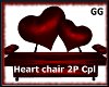 Z-Heart chair 2P Cpl