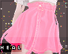 H+ Pink Jean Skirt