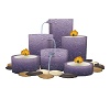 Purple seclusion candles