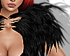 Black Pvc Addon Fur