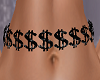 Blk Dollars Belly Chain