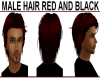 MALE HAIR RED AND BLACK