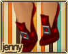*J Witchy Heels Red
