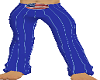 M pants pinstripes blue