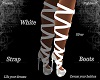 |White|Strap|Boots|