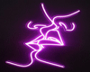 Couple Kiss Neon Sign