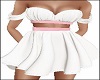 Girly White Dress Pink W