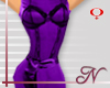 N- Purple Satin dress