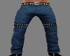{LA} Mens stud jeans