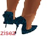 navy blue glitter heels