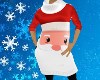 Kid Santa Sweater Dress