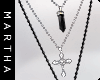 (1011) Onyx Cross Tassel