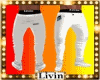 Livin Pants White + cell