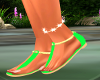 Lime Sandals