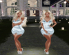 Blue mini dress UA