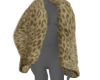 Brown Leopard Fur Coat