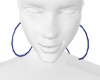 Royal Blue Hoops