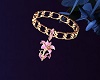 Gold&Pink Flowers Br