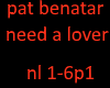 pat benatar need lover 1