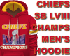 CHIEFS SB58 CHAMPS HOODY