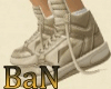 BaN-Cozy Beige Sneakers