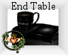 Dark Woods Black Table