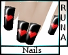°R° PVC Heart Nails