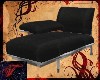 All leather chaise longe