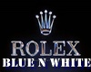 BLUE N WHITE WATCH DIA