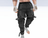Black Camo Pants Male